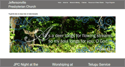 Desktop Screenshot of jeffersonvillepresbyterian.org